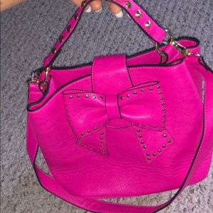 Betsey Johnson hot pink  purse
